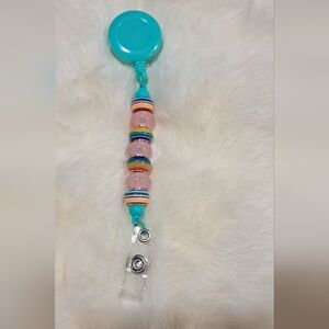 🩵 B4BB “Rainbow Renewal” Badge Reel – Teal, Pastel Pink & Unity Stripes